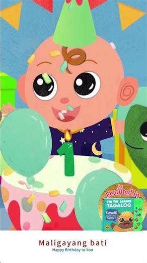 Filipino Nursery Rhymes for Babies | Tin Tin Learns Tagalog 🎵📘