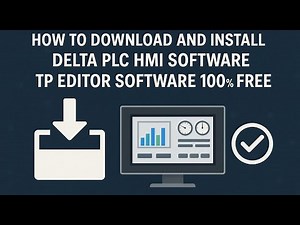 How to download and install delta plc HMI software TP Editor Software #delta #hmi #electrical #edit