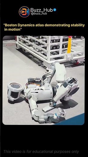 From Stumbles to Standing—Witness the Incredible Resilience of Atlas. #bostondynamics #atlas #viral