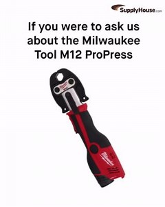 11K views · 56 reactions | If you were to ask us about the Milwaukee Tool M12 ProPress...  Check out the SKU: 2473-22 to learn more!  #milwaukeetool #milwaukeepropress #m12propress #propress #plumbingsupplies #copperpresstools #plumbing #plumbinglife #bluecollarlife #plumbingwork #plumberslife #plumbing #plumbing101 #plumbersofinsta #dirtyhandscleanmoney #worldplumbers #worldplumbers #plumbing101 #dirtyhandscleanmoney #skilledtrades | SupplyHouse | Facebook