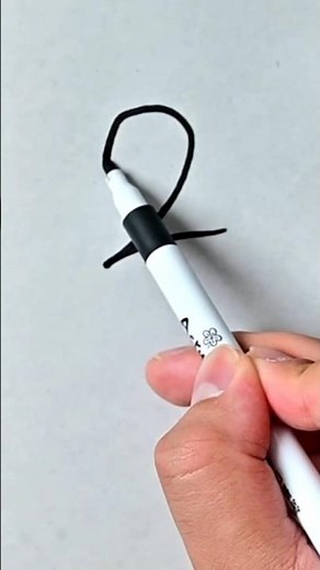 Easy drawing with number 2 🔢