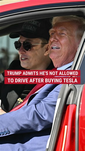 3.2M views · 10K reactions | President Trump has officially cashed in on a new Tesla. But there's just one problem... He can't drive. | Fox News | Facebook