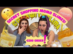 I secret shopped from Momo Slimes! $200 worth of slime 😳