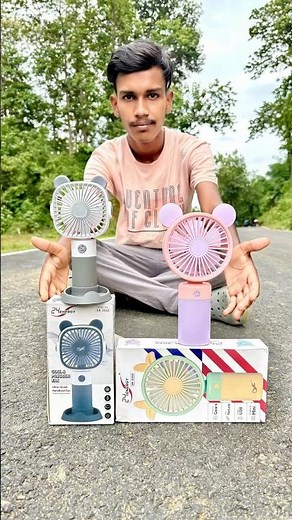 2 Mini Portable Fans Unboxing & Review 😱