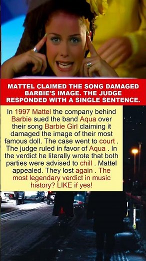 Mattel Sued Aqua over Barbie Girl and the Judge Told Everyone to Calm Down