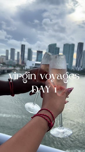 Day 1 with @Virgin Voyages Adults only cruise. We had such a good time this whole trip guys. An experience I will always remember. Stay tuned for the rest of the days 🛳️🌊 #virginvoyages #virginvoyagescruise #virginvoyagesscaletlady #cruisetok