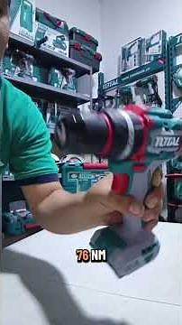 Taladro TOTAL 20V brushless con percusión. Potente y sin cables. #TOTALTools #FERRCOPERU
