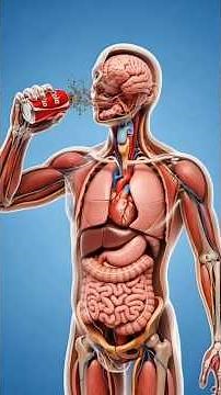 The Shocking Effect of Cola on Your Body | 3D Anatomy #shorts #sciencefacts #3danatomy #softdrink