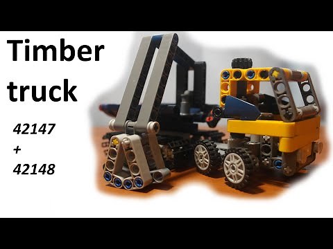 How to Build a Half-Track Logging Truck from LEGO 42147 and 42148 - Step-by-Step Guide