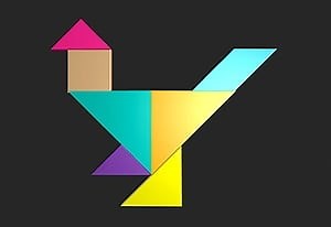 3D Tangram