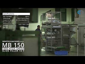 Model: MB 150 10T SF - 10 Track Sachet Machine