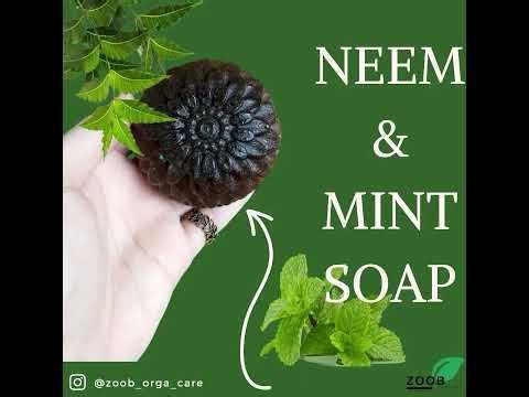 🌿 Neem & Mint Soap | Natural Herbal Skincare for Clear & Fresh Skin