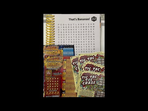 🟢Scratchy Lottery Tickets & Word Search Puzzles 