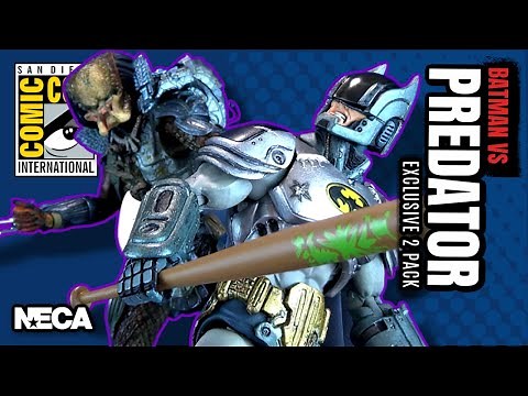 NECA Batman Vs Predator SDCC 2019 Exclusive | Video Review