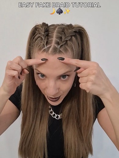 Step-by-Step Guide to Fake a Dutch Braid