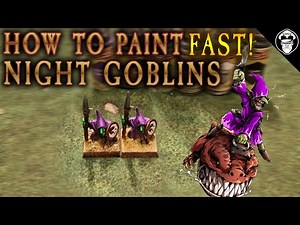 How to Paint Night Goblins in JUST 5 Minutes! | Warhammer The Old World
