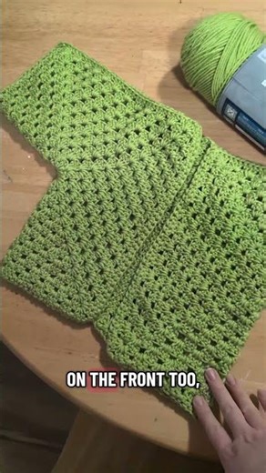 making a crochet granny hexagon cardigan for my toddler because crafting and his glee brings me joy