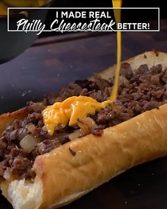 57K views · 903 reactions | Can a Philly Cheesesteak get even better? Check it out! 燎 | Guga Foods | Facebook