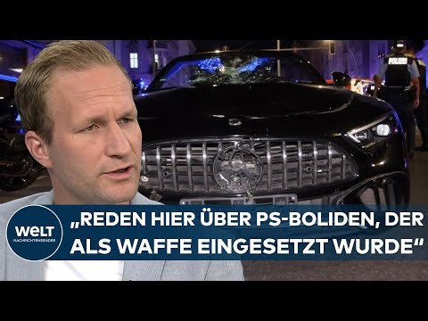 BERLIN: "PS-Bolide als Waffe!" Getunter Mercedes erfasst mit hoher Geschwindigkeit Fußgänger frontal