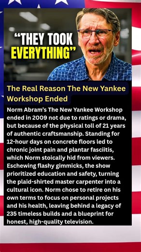 The Real Reason The New Yankee Workshop Ended