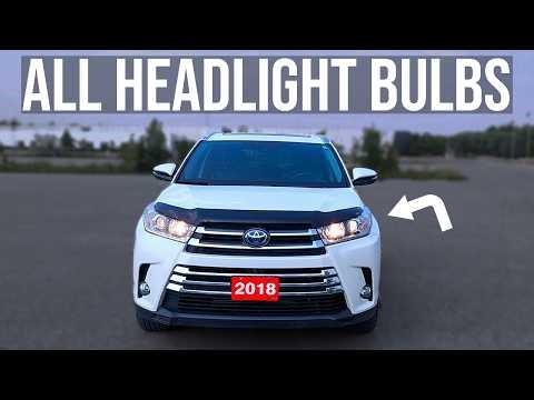How to Replace Headlight Bulbs - Toyota Highlander (2014-2019)