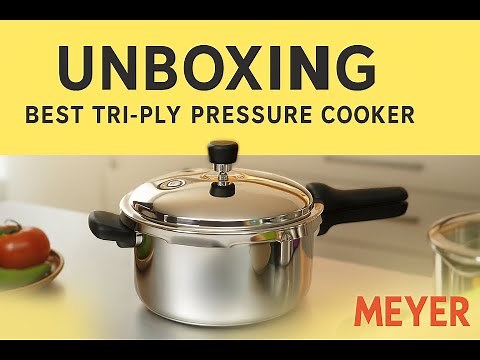 Unboxing the Meyer Triply Pressure Cooker | Safe, Strong & Smart Cooking for Every Kitchen