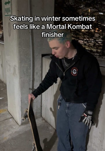 Skating in winter is rough #skateboarding #skateboard #skater #skate | skate