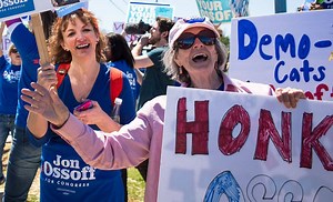 Progressive candidate Jon Ossoff could pull off a major upset in Georgia. If he keeps gaining momentum he could win a traditionally Republican-held Congressional seat on April 18th. Add your support --> https://moveon.org/ossoff?source=videolab | MoveOn