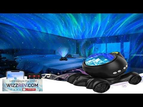 ENOKIK Northern Light Projector Aurora Star Projector Built in Bluetooth Speaker White