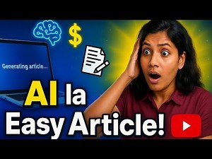 How to Write Articles in Tamil 📝| AI Content Writing & Blogging Tutorial for Beginners | SEO Tamil