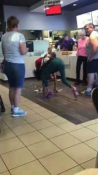 FALLING IN HEELS IN RESTAURANT PRANK | Norman Freeman