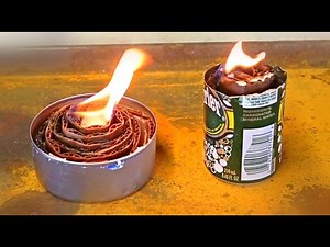 DIY Tuna Can Buddy Burner