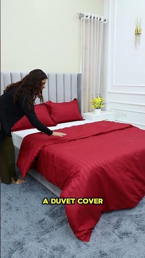 Revamp Your Bedroom with the Best Burgundy Stripe Duvet Cover Set!
