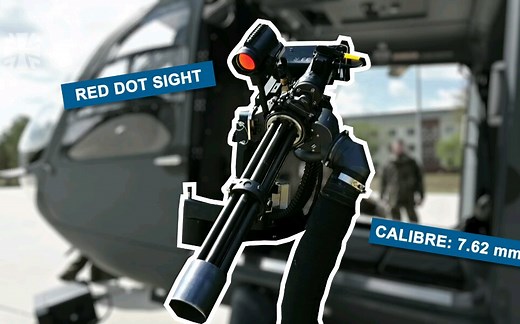 德国国防军7.62"Minigun"加特林机枪