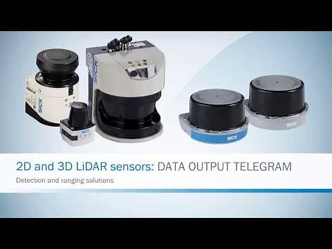 2D and 3D LiDAR Sensors Data Output Telegram Tutorial