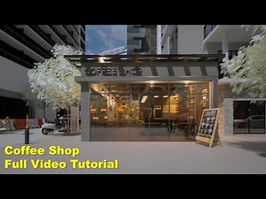 Coffee Shop | Full Video Tutorial | Revit Architecture | Twinmotion