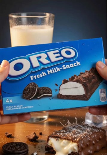 Satisfying Oreo Fresh Milk Snack ASMR Unboxing