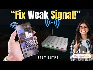Boost Your WiFi Speed & Fix Signal Issues (Simple Guide)