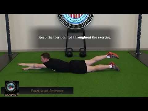 CONDITIONING DRILL 2 EXERCISE 4: SWIMMER