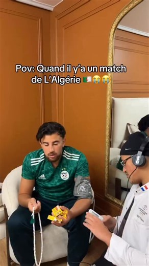 Riadh on Instagram: "Il y’a quoi de plus stressant qu’un match de l’Algérie ? 🇩🇿😂😂😂"