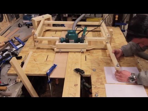 Pantographe 2D pour défonceuse