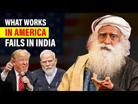 🔴LIVE | What Works in America FAILS in India | Sadhguru Explains Why | Trump | Modi