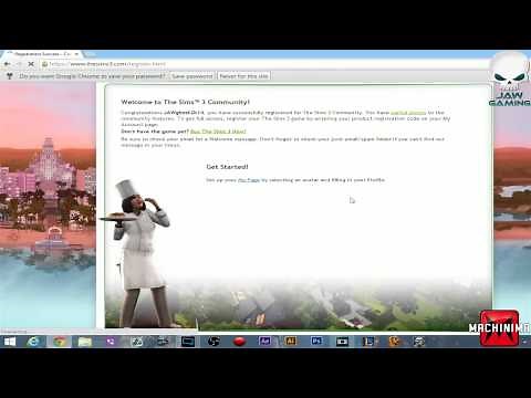 Sims 3 Free Account Tut
