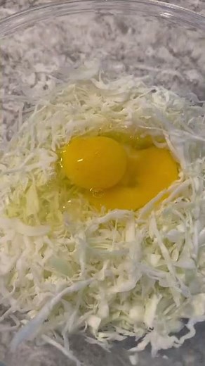 Cabbage Pancake fritters - 4 ingredients!!