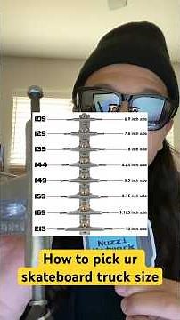How to pick ur skateboard truck size #howto #skateboarding #skateboardtrucks