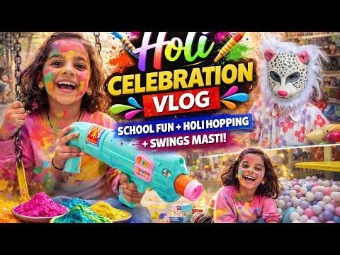Holi shopping with a lot of fun