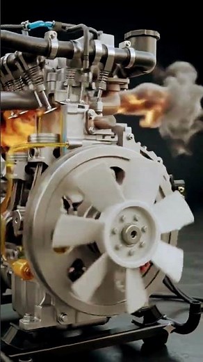 How a Generator Produces Electricity | Inside a Diesel Generator in 3D ⚡🔧