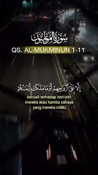 SURAH AL-MU'MINUN || VERSES 1-11