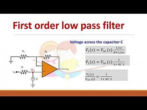 First order low pass filter using op amp| LTspice simulation| frequency response |Ch 26