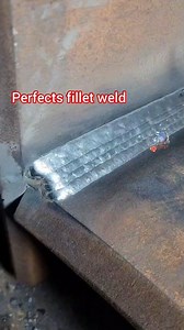 Perfect fillet welding #fcaw #fillet #fblifestyle #everyone #foryoupage | Welder Art